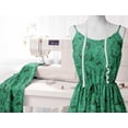 thumbnail image 6 of Soimoi Lightweight Cotton Voile Fabric, Green- Leaves Print, Unstitched Material- 42 Inch Width, Ideal For Making Summer Dresses, Blouses, Scarves, Sheer Curtains, Garment Linings, 1 Yard, 6 of 6