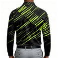 thumbnail image 4 of IAJDKMEK Men's Long Sleeve Printed Sport Shirt – All-Over Pattern, Collared Shirt Men, Casual Athletic Top, Comfortable Active Wear for Men,Black L, 4 of 4