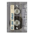 thumbnail image 1 of WIRESTER 1-Gang No Device Wall Plate Cover, Retro Clear Cassette Tape Love Songs, 1 of 6