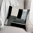 thumbnail image 3 of Creative Products Black Abstract Design 18x18 Indoor / Outdoor Pillow, 3 of 3