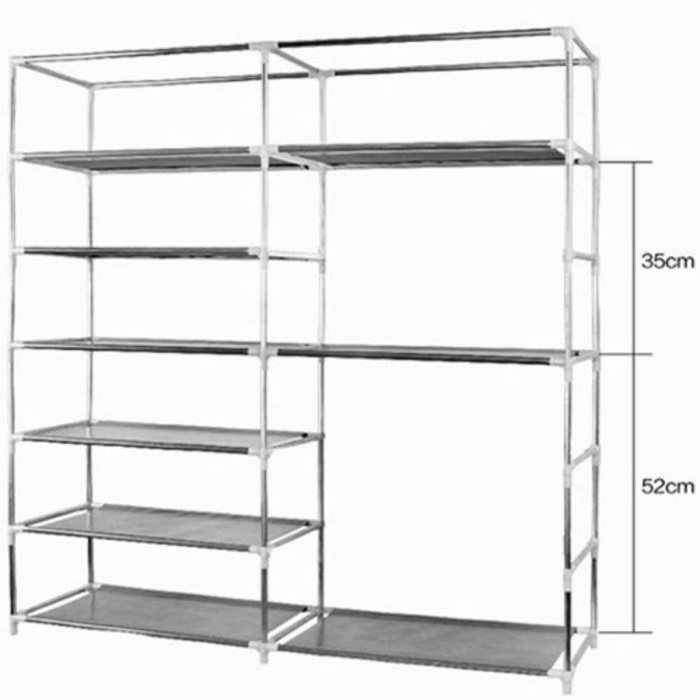 Double-Row 9-Lattice Combination Shoe Cabinet, Alloy Plastic Compact Shoe Storage Organizer, Easy Install Clean Shoe Rack for Home Entryway