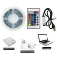 thumbnail image 2 of Ovzne 50-200Cm Usb Led Strip Light, 2835Rgb Colour Changing Tv Back Lamp With 24-Key Remote Control – Super Bright, Flexible, Cuttable Led Lighting For Home, Car, Decor, 2 of 2
