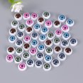 thumbnail image 3 of 50pcs Semicircle Eye Button DIY Accessory for Plush Doll Animal Stuffed Toys DIY Sewing Craft Assorted Color, 3 of 8