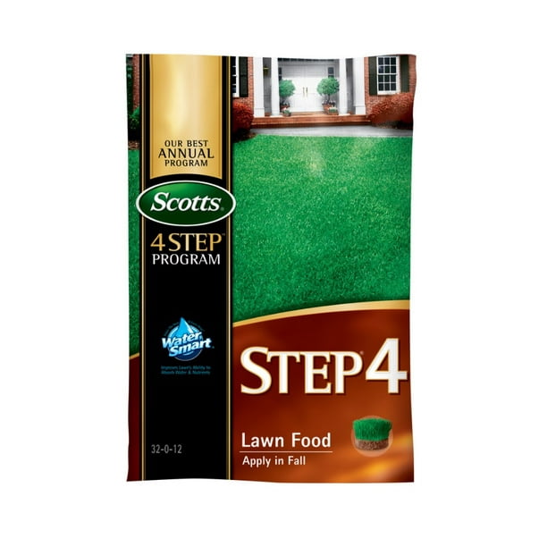 Scotts 4 step program step 4 fall lawn fertilizer walmart