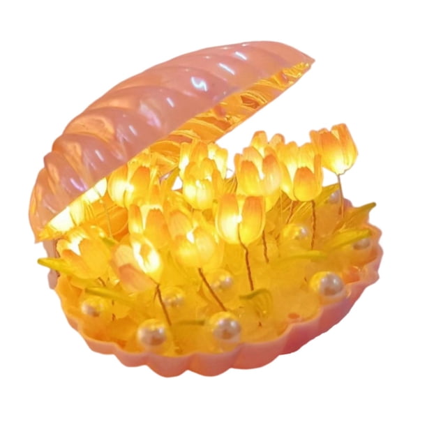 Luz Nocturna DIY perfecl Decoración Simulación Flor Rosado