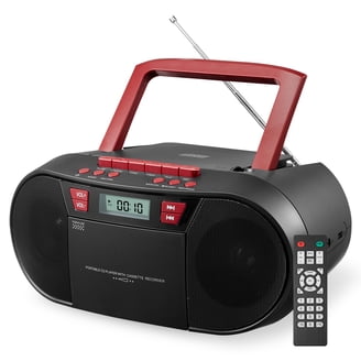AIWA Bluetooth CDプレーヤー ミニコンポ Aiwa Portable Boombox with 7