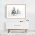 thumbnail image 5 of The forest of fog - Photography Winter Foggy Snow Nature Landscape Minimalist Woodland Oak Framed Wall Art Print 16 x 24 inches, 5 of 6