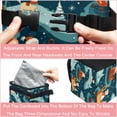 thumbnail image 4 of Christmas sled Foldable Car Garbage Can with Lid, Leak-proof, and Hanging Storage Bag - Car Trash Can and Bin, 4 of 6