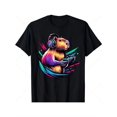 thumbnail image 2 of Camiseta Hombre GraphicFunny Capybara Rodent Gamer Tee - Men's Cotton T-Shirt for Video Games Lovers - Unique Gift for Boys and Teens - Humorous Graphic Print - Short Sleeve - Casual Wear - Relaxed, 2 of 6