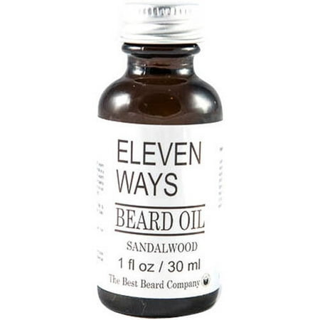 The Best Beard Company Eleven Ways Sandalwood Beard Oil, 1 fl