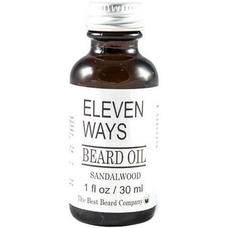 The Best Beard Company Eleven Ways Sandalwood Beard Oil, 1 fl (Best Way To Color Beard)