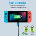 thumbnail image 4 of Cargador rápido para Nintendo Switch, adaptador de corriente USB-C tipo C para Nintendo Switch/Switch Lite/Switch OLED, compatible con el modo TV 15 V 2,6 A, 4 of 5