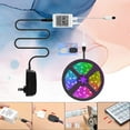 thumbnail image 5 of 5050RGB LED Room Lights Waterproof 5 Meter LED Strip Light Music Sync Bluetooth Remote Room Light Kit, 5 of 8