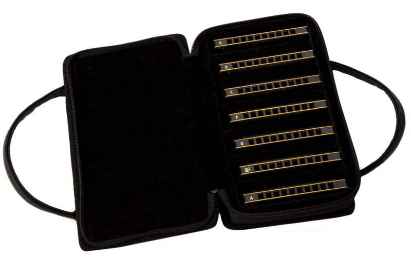 Fender Blues Deville Harmonicas, 7-Pack with Case