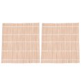 thumbnail image 1 of 2pcs Home Use Japanese Sushi Bamboo Rolling Mats 24cm Carbonized Natural Bamboo Sushi Mat For Authentic Sushi Making, 1 of 8
