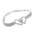 thumbnail image 3 of Brillante de Rhinestone 3 Filas Sunnimix Brazalete cristalino, 3 of 8