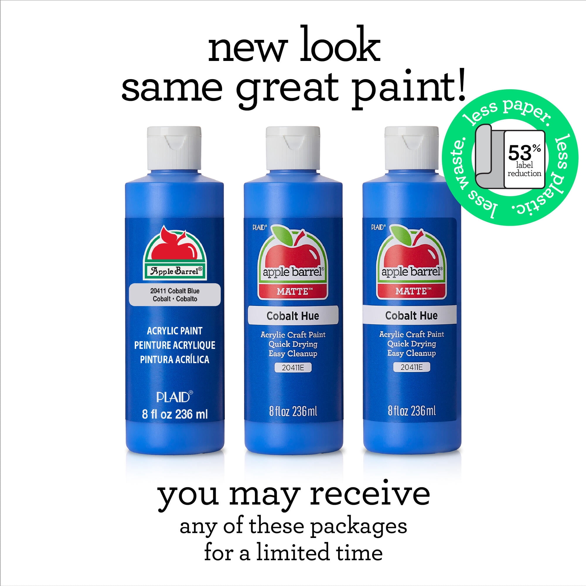 Apple Barrel Acrylic Craft Paint, Matte Finish, Pink Parfait, 8 fl oz