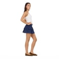 thumbnail image 5 of Forever 21 Women’s Cotton Eyelet Mini Skirt with Smocked Waist, Tiered Flowy Pull-On Summer Skirt for Casual Outfits and Vacation Looks, XS-XL, 5 of 6