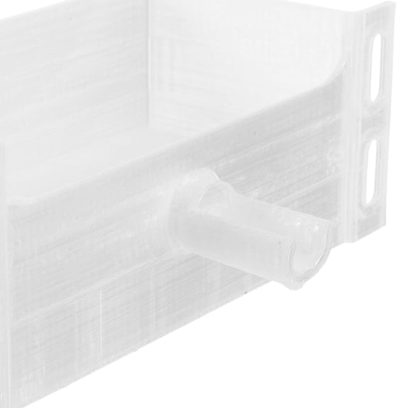 HONMEET AC Unit Drain Tray 1 Set Rectangular Condensation Collector White for Homeowners Maintenance