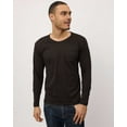 thumbnail image 2 of Real Essentials 3 Pack: Men's Cotton Performance Long Sleeve Crew Neck Pocket T-Shirt Athletic Top (Available in Big & Tall), 2 of 7