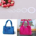 thumbnail image 2 of OUSITAID DIY Crochet Ring Circle Hook Plastic Craft Tool Accessory for Handbag Car Seat, 2 of 3