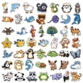 thumbnail image 4 of 100 pegatinas de animales lindos para niños, pegatinas de botellas de agua vinilo impermeable Hy, 4 of 5