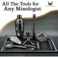 thumbnail image 2 of Highball & Chaser 13 piece Black Cobbler Bartender kit, 2 of 7