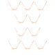 thumbnail image 1 of Collar de constelaciones Qarigey oro rosa 10 piezas, 1 of 4