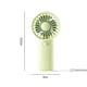 thumbnail image 1 of Dry battery small fan small fresh student dormitory portable outdoor portable lanyard mini handheld small fan green, 1 of 3