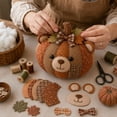 thumbnail image 7 of DIY Animal Pumpkin Sewing Kit, Woodland Crafts for Adults | Sew charming animal pumpkins for autumn, Halloween and holiday displays with coordinated craft supplies.(B), 7 of 7