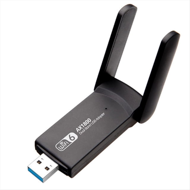 Adaptador WiFi USB de 1800 Mbps, 2,4 GHz + 5,8 GHz, Banda Dual, Adaptador USB, Tarjeta de Red AC, Antena WiFi USB 3.0 802.11