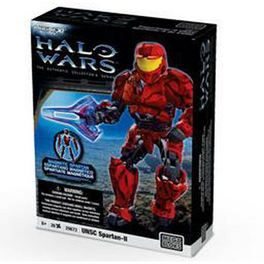 Mega Bloks Halo Figures UNSC SpartanII Set 29672 [Red
