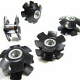 thumbnail image 3 of 3 Pieces Headset Star Nuts Replacement Bicycles Alloy Steel Cycling Fork Nut Assorted Kit Repair Modified Maintenance Accessories, 3 of 9