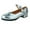 e#193Silver470, variant on CAIVO Girls Tap Shoes Toddler Dance Shoes PU Leather Easy Strap Toddler/Little Kid/Big Kid Classic Child Lightweight Solid Color Footwear