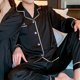 thumbnail image 5 of Conjunto de pijamas Conjunto de pijamas de dos piezas con pantalones casuales de manga larga y conjunto de pijamas con hebilla, 5 of 5