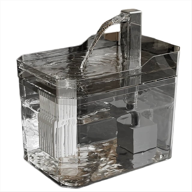 Fuente de Agua Automática para Gatos, USB, Anti-Quemaduras en Seco, Recirculación, Filtrado, Dispensador de Agua con Bomba B