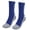 Blue, variant on Men's Thicken Anti-Slip Sports Breathable Shock Absorption Rubber Grip Socks, Athletic Mid-Calf Training Socks, Large (Black, 3.94 in / 10 cm)