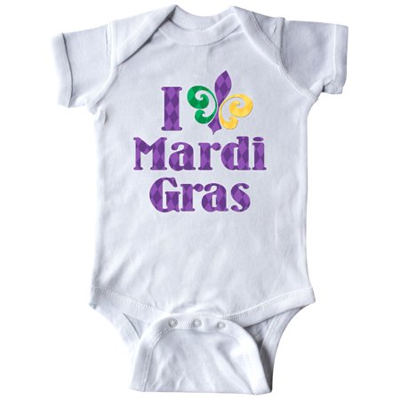 

Inktastic I Love Mardi Gras Gift Baby Boy or Baby Girl Bodysuit