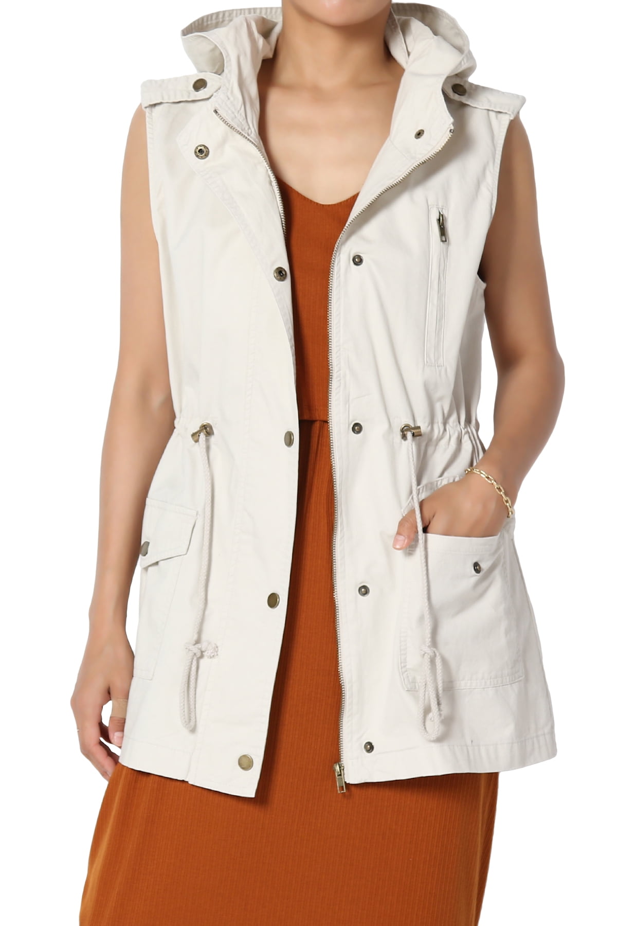 TheMogan Women's S~3X Drawstring Loose 
