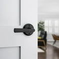 thumbnail image 6 of Kwikset 730Phl Perth Privacy Door Lever Set - Black, 6 of 7
