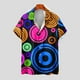 thumbnail image 2 of Camisas de Manga Larga para Hombres Blusa Cómoda de Cuello de Impresión, Camisa Casual de Poliéster para Uso Diario, de Fiesta Y de Primavera de Verano, 2 of 5