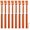 8, variant on Adjustable Wall Brace Concrete Turnbuckle Form Aligner 33.2"-40" Length Heavy-Duty Steel Formwork Support Anti-Loosening Brace for Walls/Columns/Beams (8, Safety Orange, 33.2"-40")
