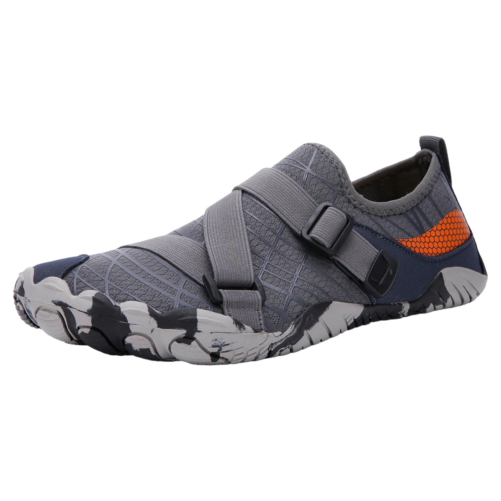 Water Shoes for Women Men Quick-Dry Hiking Beach Barefoot Boat Aqua Shoe Outdoor Sports Comfortable Slip On Unisex Footwear Dark Gray 41