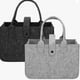 thumbnail image 5 of Bolsa de fieltro Sonducket resistente, 2 piezas, gris claro, 5 of 6