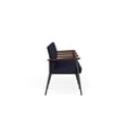 thumbnail image 2 of Mystic Reception Waiting 4-Seat Tandem Seating / Charcoal Steel / Navy Blue, 2 of 7