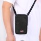 thumbnail image 4 of Riñoneras Riñoneras Bolso Bandolera De Lona Bolso De Compras Informal Bolsos Para Teléfono De Gran Capacidad (Negro), 4 of 6