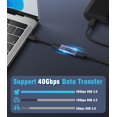 thumbnail image 2 of Adaptador USB C MoKo Hembra a Hembra 240W 40Gbps 8K Paquete de 2, 2 of 7
