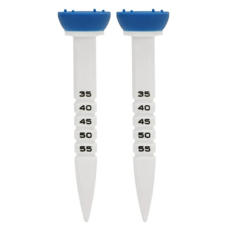 YAHHU 2Pcs Club Ball Tees Height Adjustable Clear Scale Accurate Aiming Plastic Limit Tees for Outdoor Practice