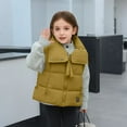 thumbnail image 4 of Veste Chaude Unie pour Enfants d'Automne et d'Hiver, Veste Mignonne et Décontractée pour Garçons et Filles, 4 of 8