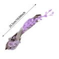 thumbnail image 2 of BKER Interactive Cat Toy Colorful Feather Bird Pattern Cat Toy Stick For Changing Heads, 2 of 3